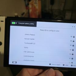 White Switch OLED With 256gb Sd Card