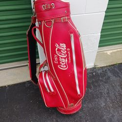 For Sale antique coca cola  golf bag