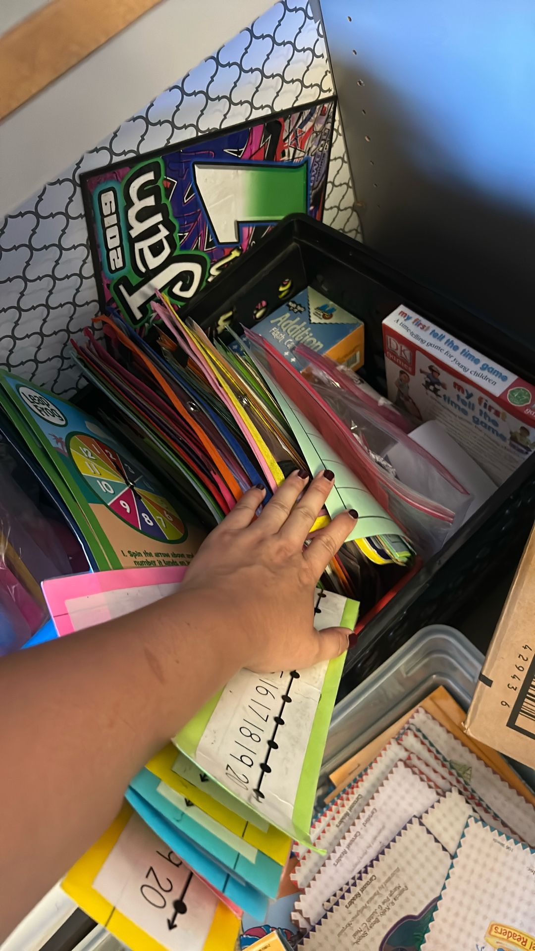 Math Stations Basket