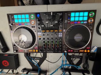 Complete DJ set up  pioneer ddj 1000srt 15 inch speakers mixer 8 inch monitors Beats by Dre head phones