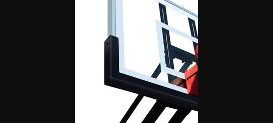 Universal Pro-Style Basketball Backboard Padding - Fits All 72" Systems, Black