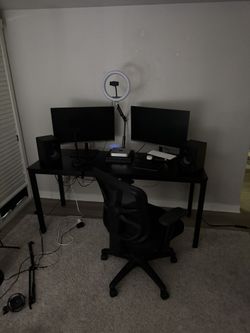 63” Black Table