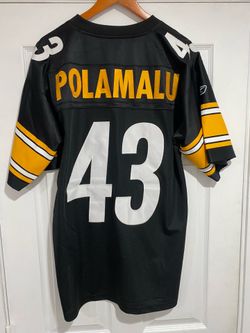 Troy polamalu Steelers vintage retro jersey size 48