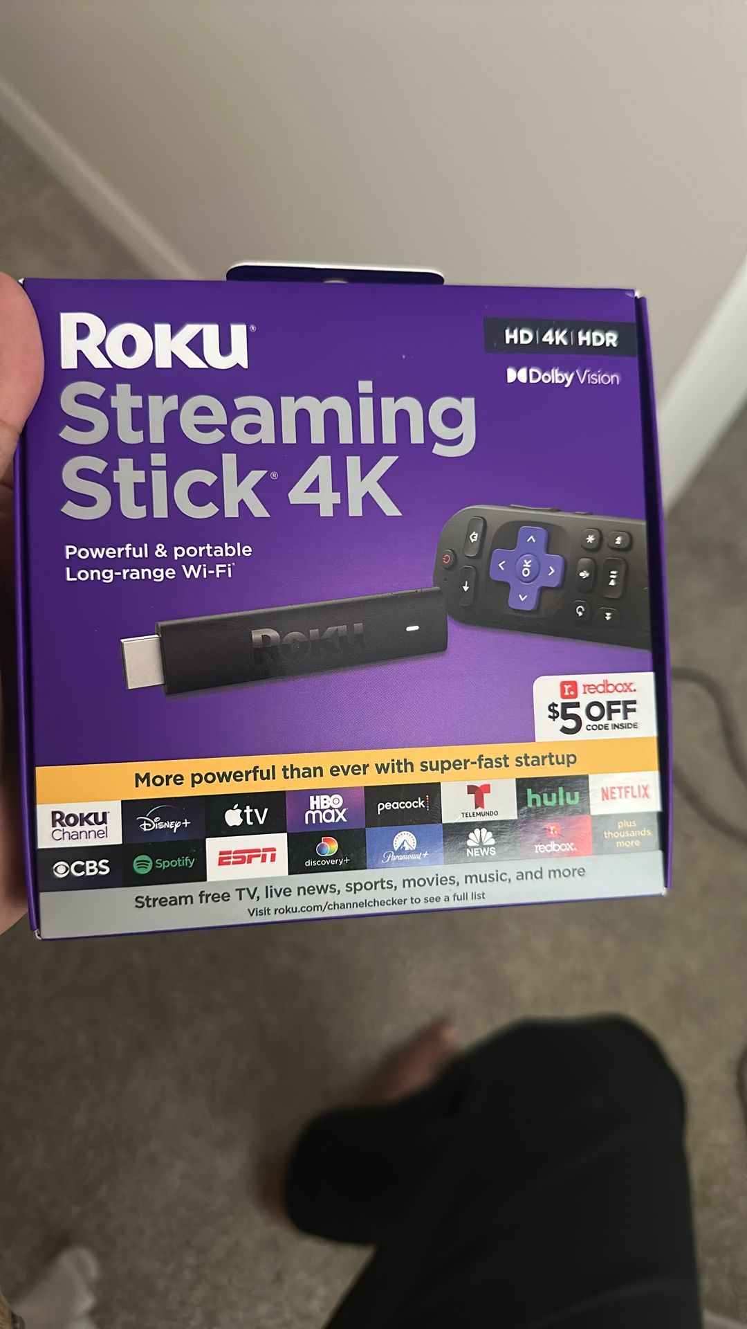 Roku Streaming Stick 4k New Box Packed
