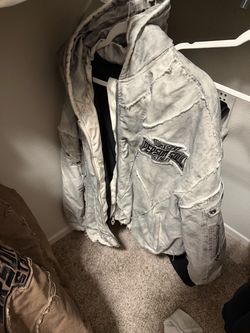 White/gray Personsoul Jacket