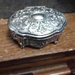 Silver Jewelry Container