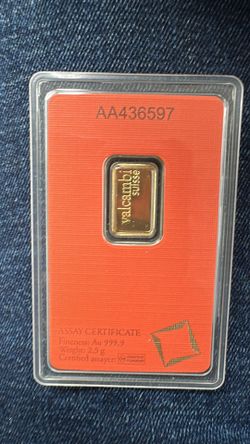 2.5 g valcambi gold bar