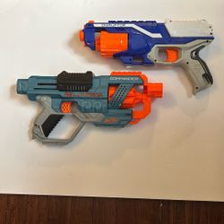 Nerf Commander Elite 2.0 and Nerf Elite Disruptor