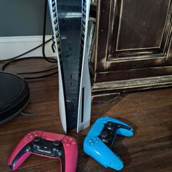 PS5 With 2 Controllers 