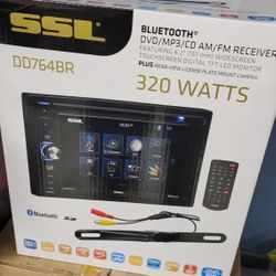 SSL Double Din Bluetooth & Camera Bundle 