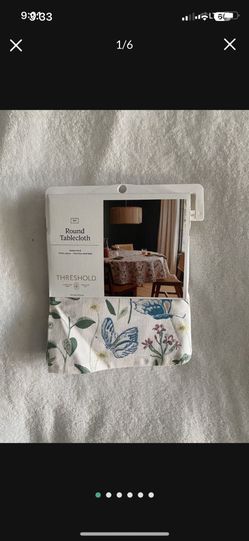 Threshold Round Tablecloth