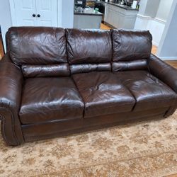 Genuine Leather Couch