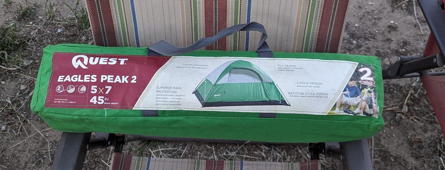 Small 2 Man Camping Tent New