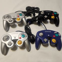 Four GameCube Controllers