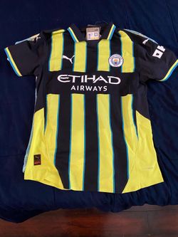 Manchester City Soccer Jersey Size Men Medium