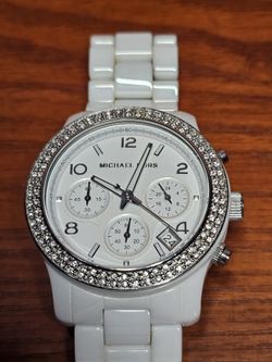 Michael Kors White Ceramic Watch