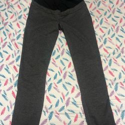 Black High-Waisted Maternity Dress Pants