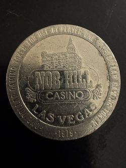 Nob Hill Casino $1 token from Las Vegas - 1979