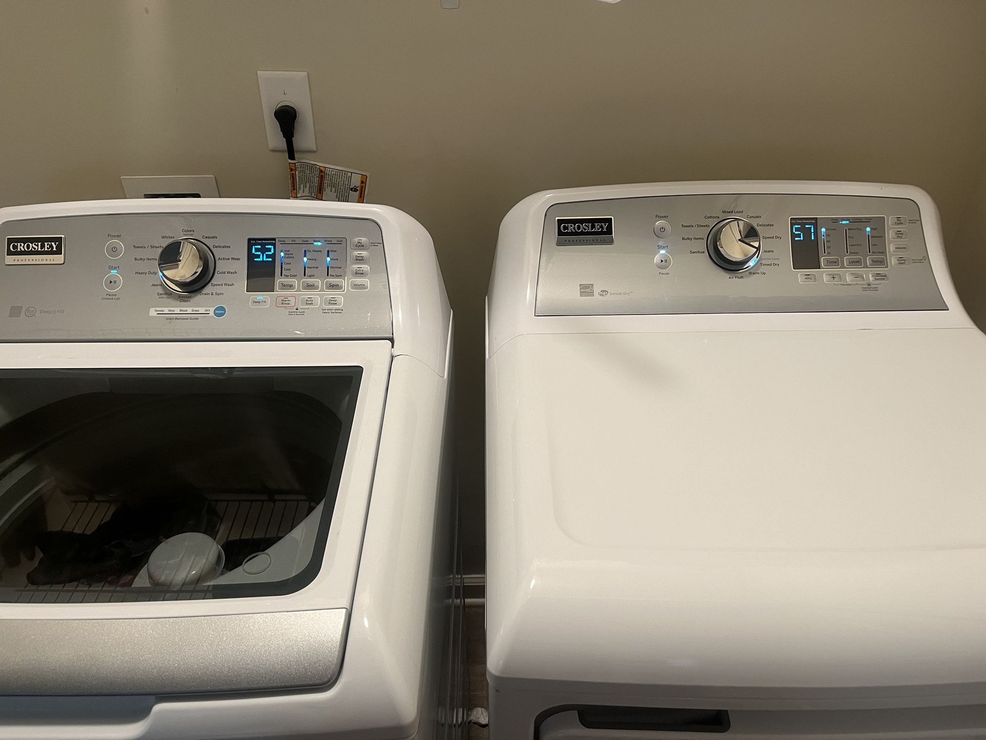 Crosley Washer And Dryer 