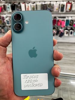 iPhone 16 plus 128gb unlocked cash or $50 down