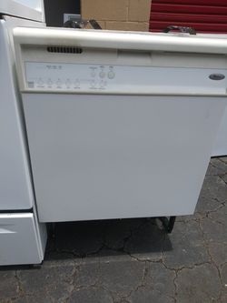 White dishwasher