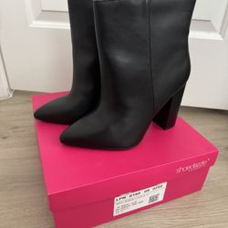Black Booties 9.5