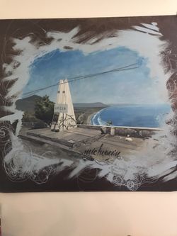 Painted custom wall art