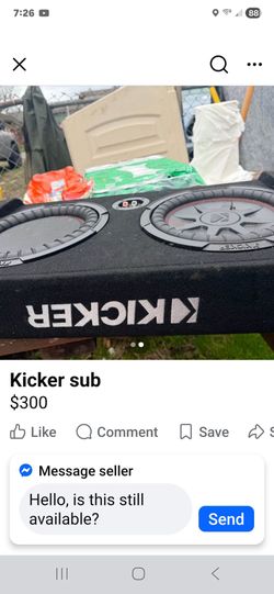 Kicker subwoofer