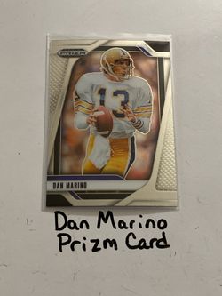 Dan Marino Miami Dolphins Hall of Fame QB Prizm Card.