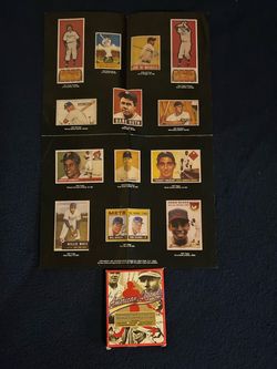 Baseball Hall of Fame Legends Collector Set – Ruth Mantle Aaron Cobb Wagner