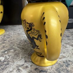 Disney’s Hercules 25th anniversary ceramic vase mug and cake plate - never used