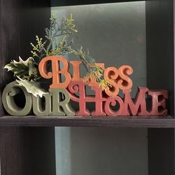 Bless Our Home Decoration