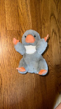 Fantastic Beasts Wizarding World of Harry Potter Gray Baby Niffler 6" Plush Toy