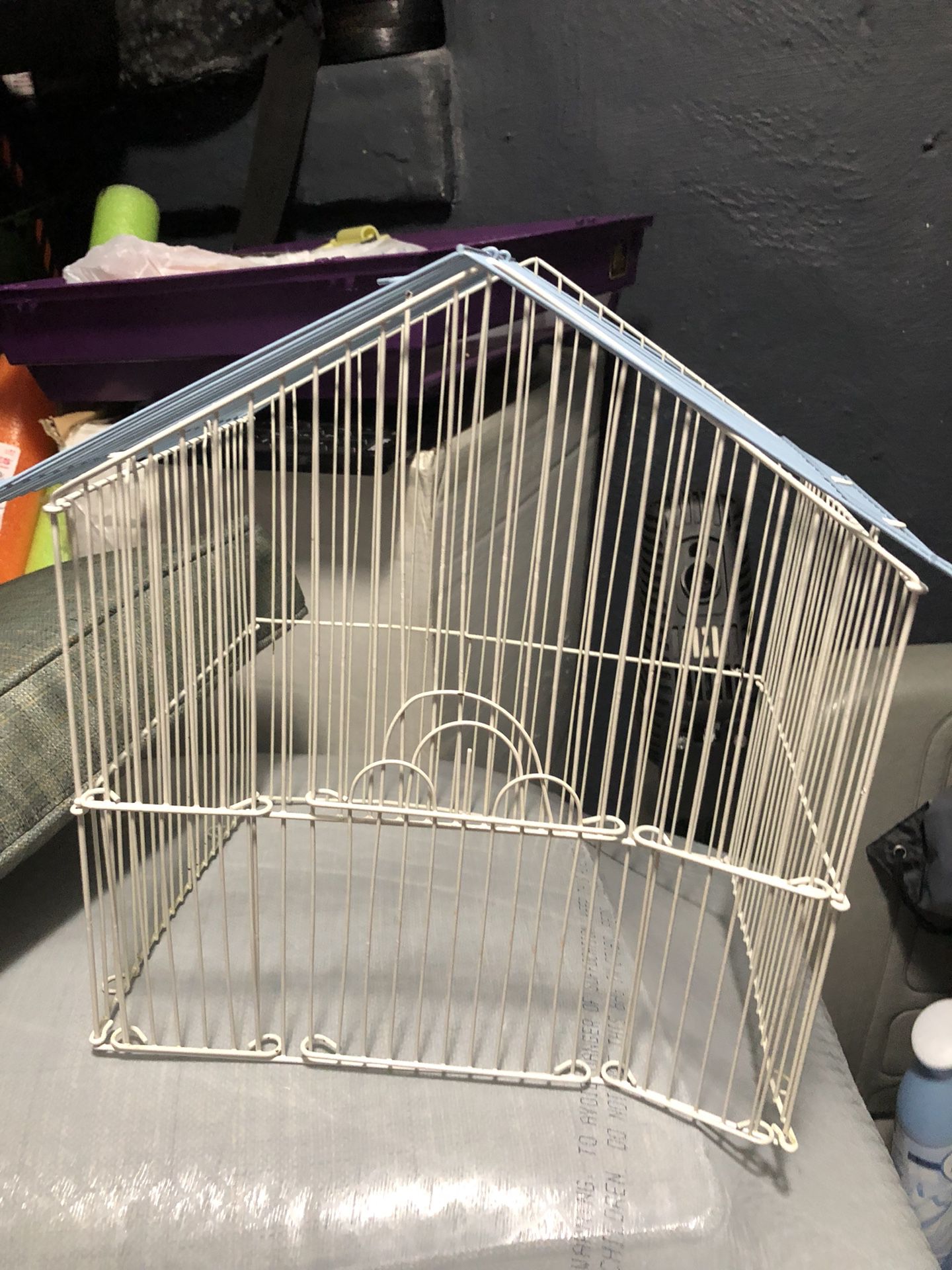 Bird cage with extra