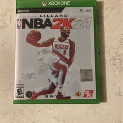 XBOX ONE:  NBA 2K21