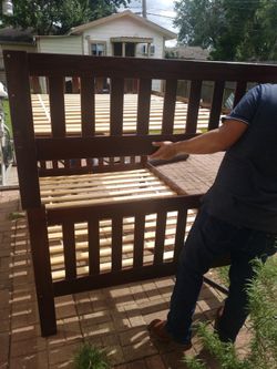Used Trule Wood Bed 3piece