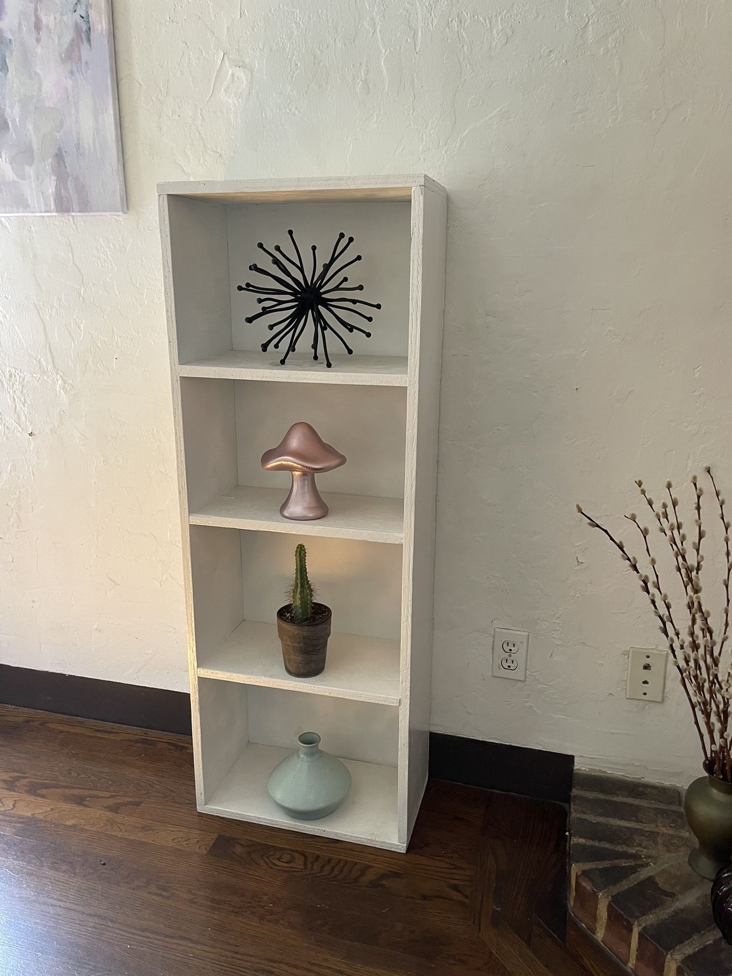 White Wooden Bookcase / Shelf / Storage Unit | Multi-Purpose 