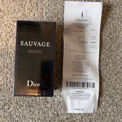 Authentic Dior Sauvage EDT 100ml (3.4oz) w/ Sephora Receipt