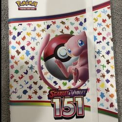 Pokemon TCG Official Scarlet & Violet 151 Binder Collection  (Binder ONLY)