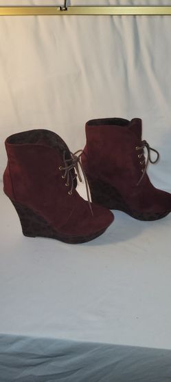 Wedged Booties