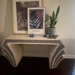 Art Deco Console Table & Mirror 