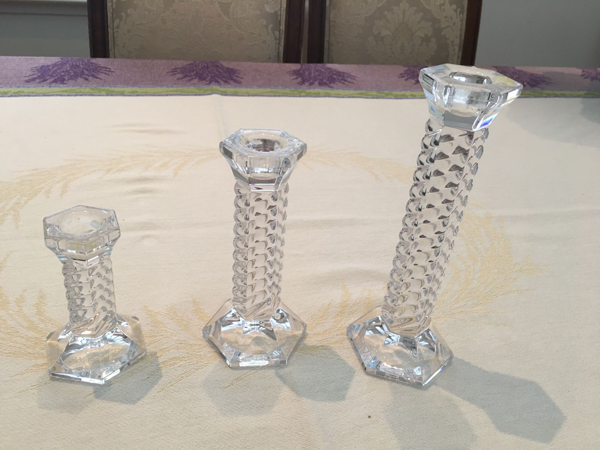 Waterford Crystal Candle Sticks 