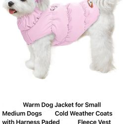 Dog Jacket for Small Dog (L)