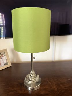 Lamp With green shade