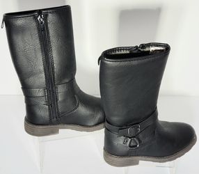 NEW Children's Toddler Girl Size 10 Black Boots