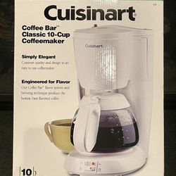 CUISINART COFFEE BAR CLASSIC 10 CUP COFFEEMAKER MODEL DCC-100 ☕️ (Please read full description)