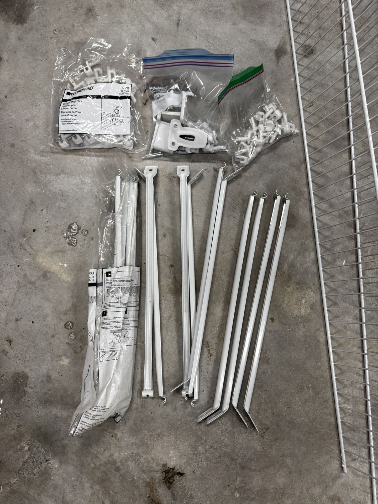 Wire Closet Parts