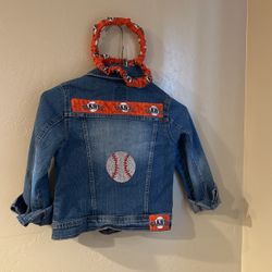 Size7/8 Custom-Made GIANTS Jean Jacket