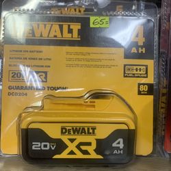 Dewalt New 4ah Battery XR 20v