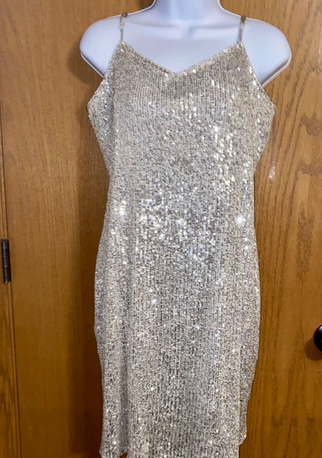 Special Ocasión Sparkly Gold Dress